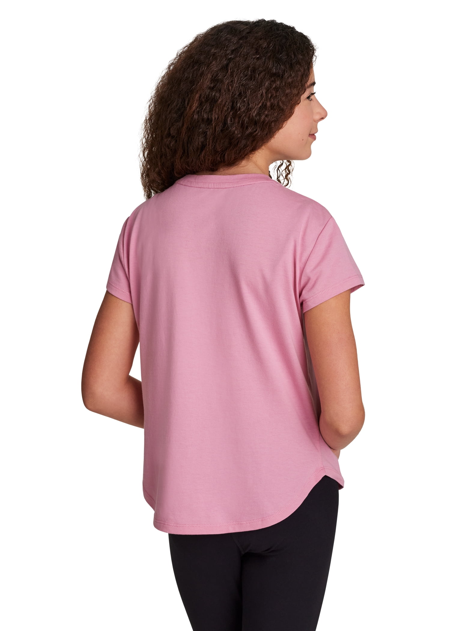 Reebok Girl’s Athletic Identity 2-Pack Short Sleeve T-Shirt, Sizes 4-18