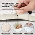 thumbnail image 5 of Danhjin Bathroom Rugs, 23.62*15.74 in Bath Mat Antislip Absorbent Fast Dry Waterproof Shower Mat for Bathroom Soft Toilet Mats, 20x32 Inches, 5 of 6