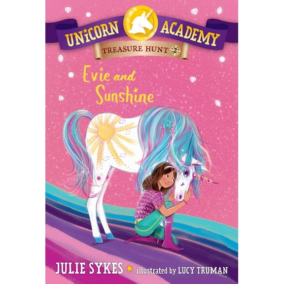 Pre-Owned Unicorn Academy Treasure Hunt #2: Evie and Sunshine (Paperback) 0593571452 9780593571453