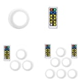 thumbnail image 4 of Luz LED para armario color blanco cálido control remoto inalámbrico Type3 NO3 Naiovety, 4 of 6