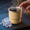 thumbnail image 5 of Yhmxh Stackable Stainless Steel Coffee Cup, 9.5 oz Portable Mini Metal Tumbler, Unlined Reusable Water Mug for Coffee Tea Beverage, Lightweight Outdoor Camping Office Drinking Cup 280ml, 5 of 7