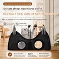 thumbnail image 3 of Red Cat Grooming Hammock, Breathable Mesh Restraint Sling for Cat Nail Trimming, Bathing, Anti-Escape Pet Grooming Accessory for Small Pets, Soft Lightweight Portable Pet Supplies, 3 of 5