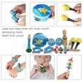 thumbnail image 2 of LAFGUR 10Pcs Musical Instrument Set Percussion Toy Educational Hand Bells Tambourine AU, 2 of 8