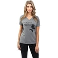 thumbnail image 2 of Thread Tank I'm Really A Mermaid Women's Relaxed V-Neck T-Shirt Tee Heather Grey Small, 2 of 6