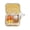 4 grids-Yellow, variant on Convenient Pills Container With Safe Plastic and Clear Covers For Easy Monitoring Of Pills Travel friendly Pills Case