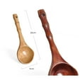 thumbnail image 2 of WHEANG Lot Wooden Spoon Bamboo Kitchen Cooking Utensil Tool Soup Teaspoon Catering, 2 of 3