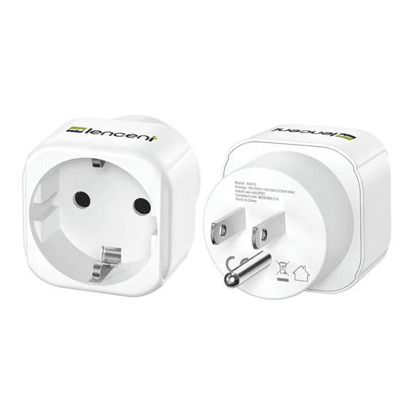 Adaptador De Enchufe Europeo De La Ue A México, Adaptador De