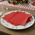 thumbnail image 5 of Beautynvta 10 Pcs Christmas Party Paper Napkins Set, Red Disposable Festive Tableware Paper Napkins, Paper Napkins Dinnerware Set for Christmas Winter Holiday Party Supplies, 5 of 6