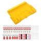 thumbnail image 2 of Kits de etiquetado de bloqueo eléctrico etiqueta lavable portátil Kit de etiquetado de bloqueo de carcasa de una pieza resistente a la temperatura de seguridad para fábrica, 2 of 8