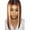 Gold, variant on WXLCISI Short Synthetic Bob Wig For Black Women Highlight Ombre Bob Wig Straight Synthetic Brown Mixed Blonde Wig 15inch Shoulder Length Wigs For Daily Use