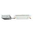 thumbnail image 2 of American Imaginations AI-28688 4 in. Square Aluminum Semi-Recessed Pot Light, White, 2 of 5
