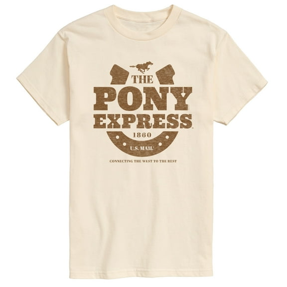 USPS - The Pony Express U.S. Mail 1860 - Men's Short Sleeve Graphic T-Shirt