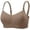 Coffee, variant on Seamless Mastectomy Bra for Women Prosthesis Adjustable Staps Full Coverage