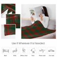 thumbnail image 4 of Christmas Winter Throw Flannel Blanket 50x60In Vintage Farmhouse Red Green Plaid Super Soft Cozy Bed Blanket, Lightweight Plush Fuzzy Bed Throw for Bedroom Sofa Couch Living Room, 4 of 4