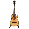 thumbnail image 2 of Minature Guitar Model Wooden Mini Musical Instrument Guitar Replica with Stand OrnamentMstyle2428, 2 of 5