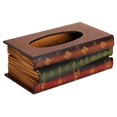 thumbnail image 1 of Servilletero Rectangular de con de Libro para Pañuelos Faciales para Oficina en hogar, Decoración de Automóviles BLESIY Caja de pañuelos, 1 of 5