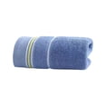 thumbnail image 2 of Spun Cotton Face Towel | Highly Absorbent & Soft Washcloth for Bathroom, Spa, Gym | 29 x 13 Inches, 1 Pack, 2 of 5