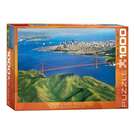 UPC: 0628136605489 | Eurographicspuzzles – Golden Gate Bridge San Francisco Ca – Jigsaw Puzzle – 1000 Pieces