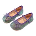 thumbnail image 3 of LRen Girls' Sandals Size 4 Girls Breathable Embroidered Soft Sole Dance Shoes Casual Mesh Sandals for Toddlers And Kids, 3 of 8
