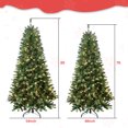 CACAGOO 7FT Prelit Artificial Christmas Tree, Full Holiday Decor Xmas