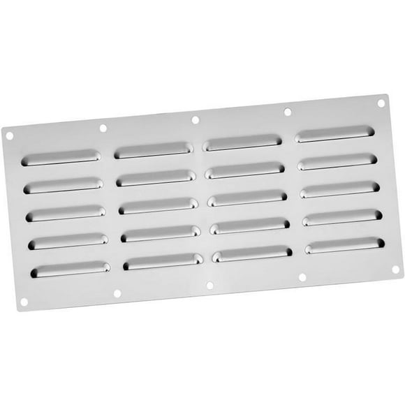 funtasica Stainless Steel Venting Panel Grill Vent for Brick Hearths Masonry Fire Pits