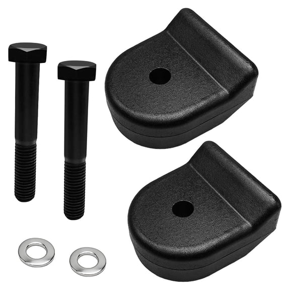 1.5" Front Leveling Lift Spacer Kit for Ford F-250 F-350 Super Duty 4WD 2005-2025 Coil Spring Seat with Mounting Hardware - Black
