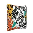 thumbnail image 3 of LNWH Abstract Leopard Zebra Ethnic Print Throw Pillow Covers, Square Soft Linen Decorative Pillow Cases, 16"x16" Inch, 3 of 8