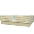 thumbnail image 4 of Lateral Metal Filing Cabinet, Putty, 4 of 4