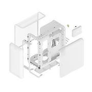 HYTE X50 Air Modern Performance ATX Mid-Tower PC Gaming Case - Snow White