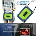 thumbnail image 4 of SOATUTO for iPad Air 6 5 4 10.9 2024 2022 2020 iPad Pro 11 Case 2022 with Handle 360° Kickstand Protective Armmor Case for iPad Pro 11 inch, iPad Air 6th  5th 4th Gen 10.9 Navy+Green, 4 of 7