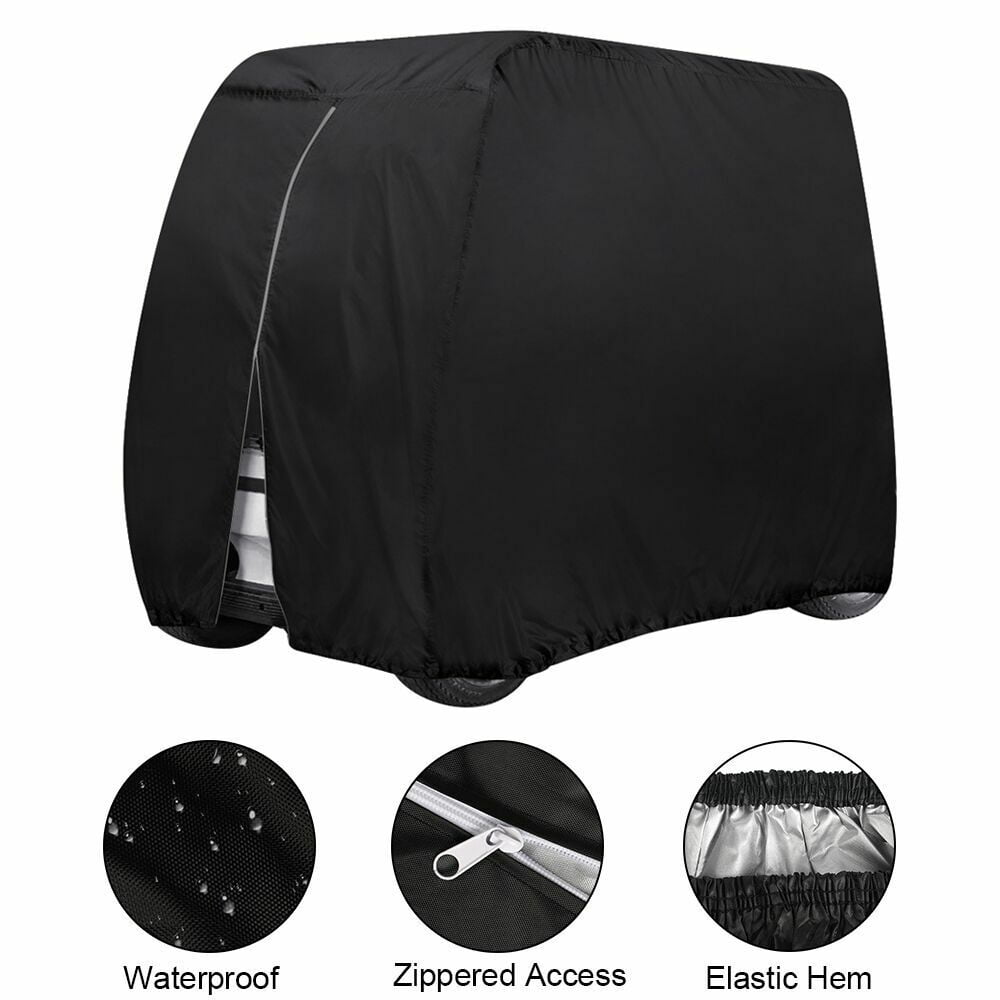Waterproof Golf Cart Cover 4 Passenger Dustproof Storage for EZ Go Club