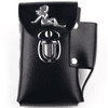 American Made Mens Leather Cigarette Case Mud Flap Lady Truckers Bikers Gift