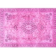 thumbnail image 1 of Ahgly Company Indoor Rectangle Medallion Pink Traditional Area Rugs, 2' x 4', 1 of 4