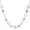 Silver-Crystal, variant on Chakra Spiritual Necklace for Women Trendy Healing Yoga 7 Chakra Symbols with Crystal Necklace Gift for Mother Sister[r3771]