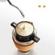 thumbnail image 4 of Naiovety Filtro para hacer café, plegable, lavable, reutilizable, con mango de red de acero inoxidable, gotero, cocina, oficina, Camping, goteo Juegos de servir café y té, 4 of 6