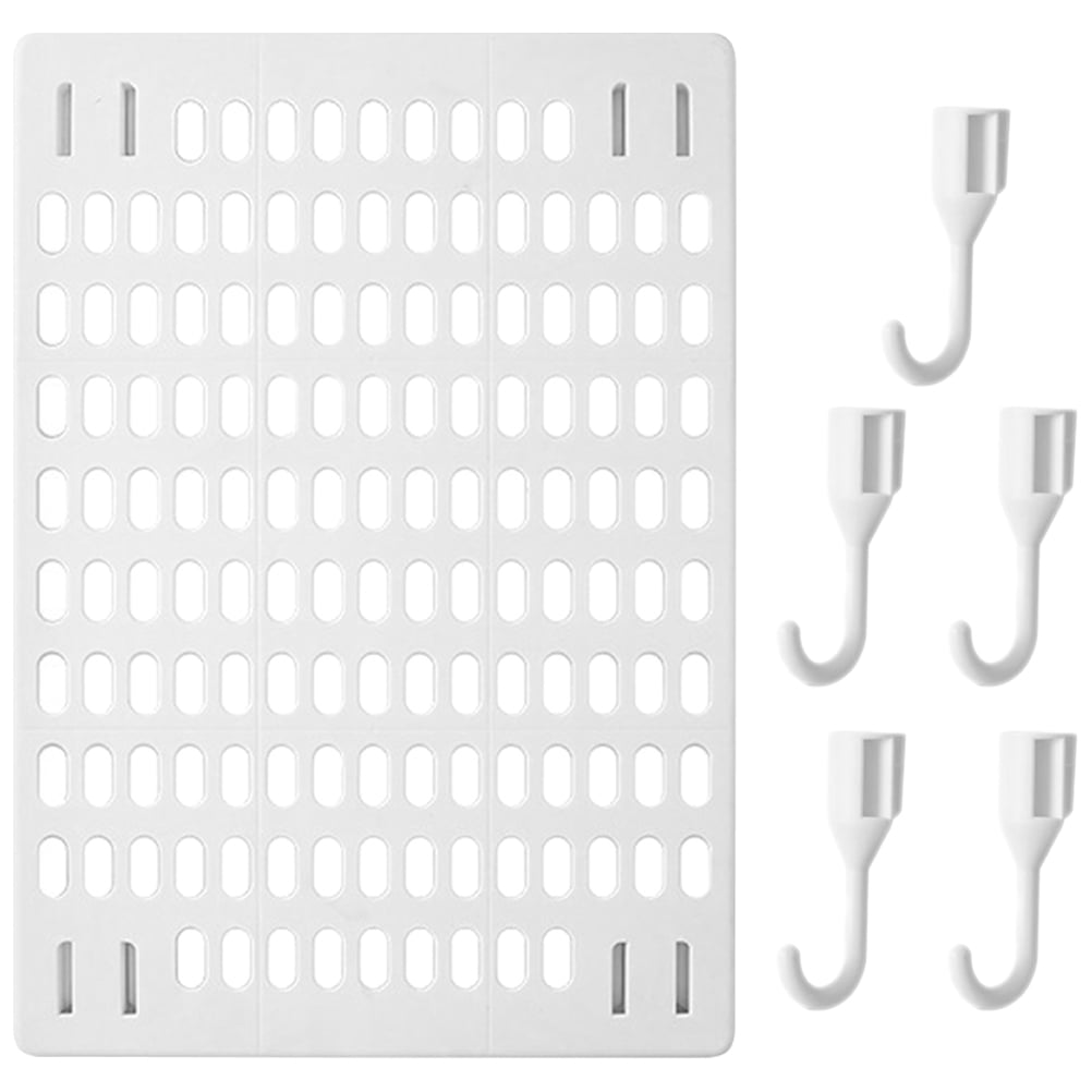 1 Set Peg Board Wall Hanger Wall Storage Rack Pegboard Storage Shelf