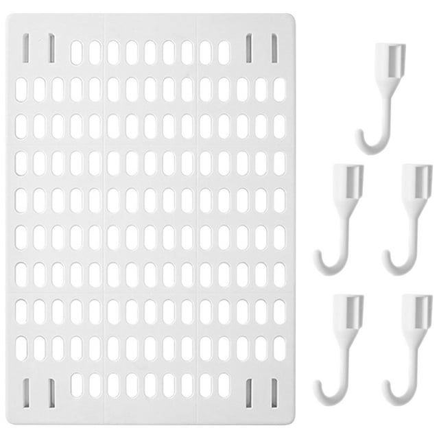 1 Set Peg Board Wall Hanger Wall Storage Rack Pegboard Storage Shelf