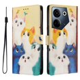 thumbnail image 1 of FOXDOCK Funda Tipo Cartera para Tecno Camon 20 con Soporte y Correa – Diseño de Patrones Lindos, 1 of 6