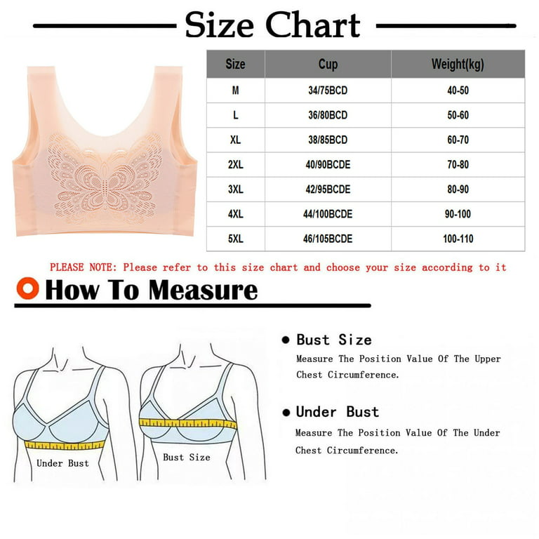 EHTMSAK Sports Bras for Women High Support Large Bust Seamless Sexy Plus  Size Back Smoothing Supportive Bras Light Gray 3XL 