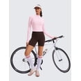 thumbnail image 3 of CRZ YOGA Women's Butterluxe Long Sleeve Workout Shirts Zip Sweatshirt Athletic Crop Tops Collared T-shirts, 3 of 5