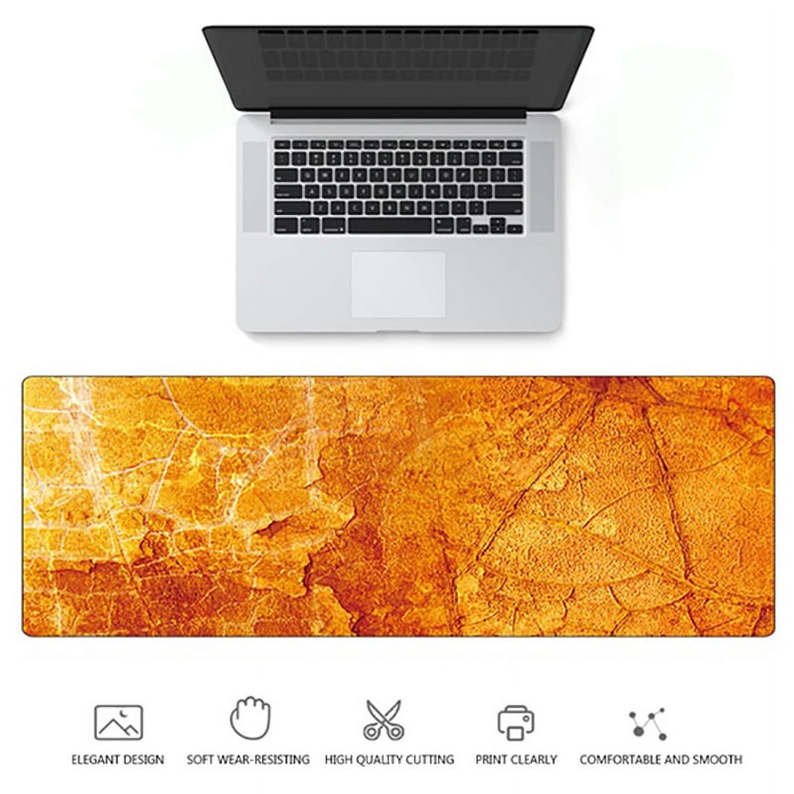 Extended Gaming Mouse Pad, Table Rubber Marble Grain Computer Desk Mat Laptop Cushion Keyboard Mouse Pad for Work and Game - image 2 of 5