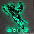 thumbnail image 2 of Handmadetneonsign Personalized Snowmobile Metal Wall Art LED Light - Custom Winter Sport Sign Home, 2 of 4