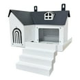 thumbnail image 2 of Outdoor Patio Garden Feeder Metal Feeder House，Tree Mounted Squirrel Feeder Large Capacity ，Hanging Squirrel House for Outdoors with Flag Ladder and Corn Cobs Holder, 2 of 6