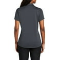 thumbnail image 2 of Womens Diamond Jacquard Polyester Polo Black Small, 2 of 5
