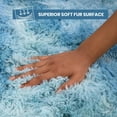 thumbnail image 6 of Ameha Shaggy Rug 8x10ft Ultra Soft Comfy Large Fluffy Rugs Non-Slip For Teen Adults Apartment Bedroom Home Decor Tye Dye Teal, 6 of 9
