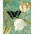thumbnail image 2 of Sasha 15x17 White Modern Wood Framed Museum Art Print Titled - White Tulips, 2 of 4