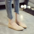 thumbnail image 5 of Women's Flat Shoes Pointed Toe Ballerina Flats Slip On Loafers Classic Low Wedge Dress Shoe, 5 of 7