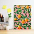 thumbnail image 2 of FORMRS Acrylic Clipboard with Low Profile Clip Standard A4 Letter Size, 12.5" x 9", Pink Oranges, 2 of 8