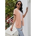 thumbnail image 6 of Sherrylily Women Short Sleeve Cardigans Summer Lightweight Sheer Open Front Drape Tops, 6 of 7