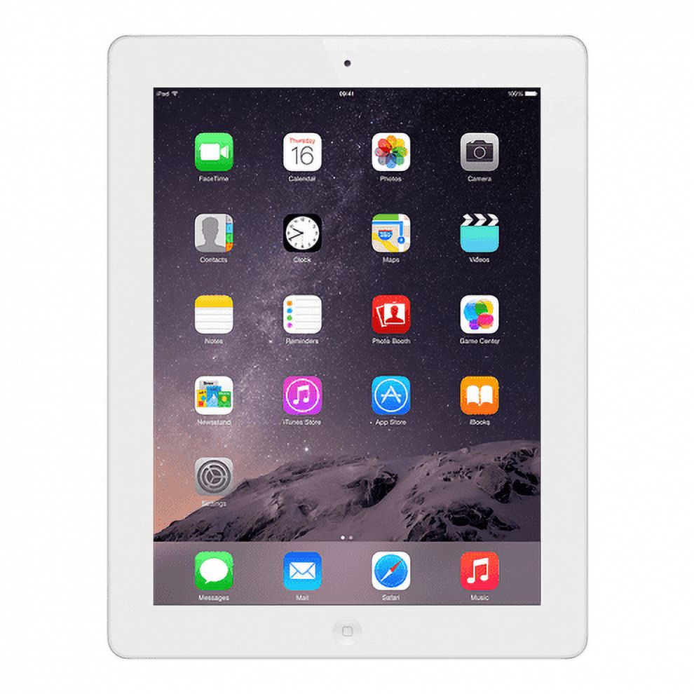 Restored iPad 4 Wifi White 16GB (MD513LL/A)(Late-2012) (Refurbished) - image 2 of 5